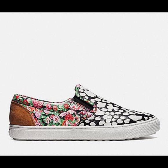 Classic White Floral Sneakers $295 - Picture 5 of 5